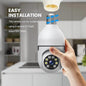 Wireless Security 360° Bulb Camera - Smart WiFi CCTV Camera