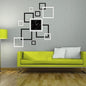 3d Acrylic Mirror Effect Ring Wall Clock