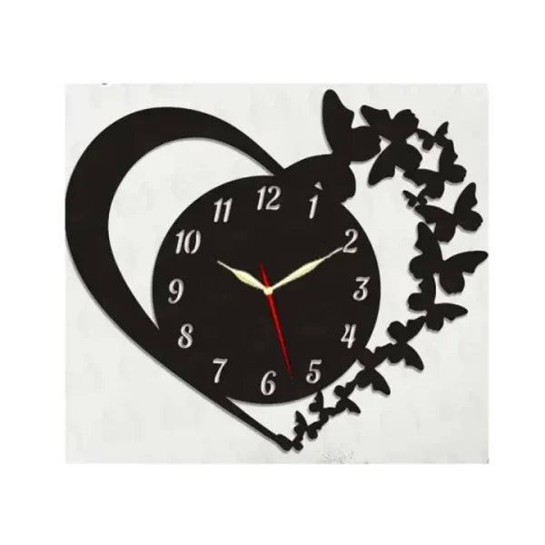 3d Wall Clock With Light